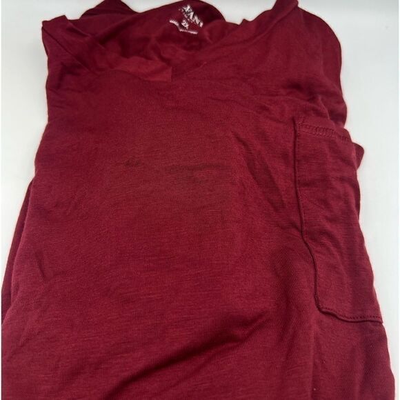 ALFANI Plus Size Pocketed Pajama
Top, shirt, red, 2X - Picture 4 of 5